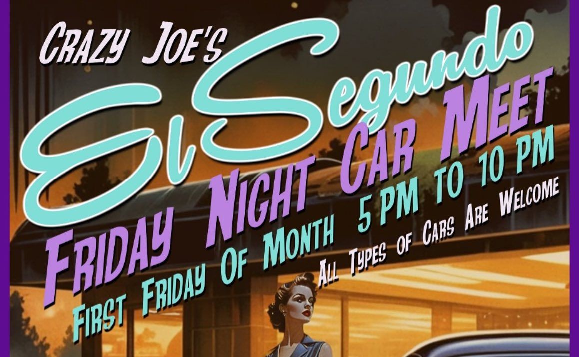 El Segundo Cars Under The Stars Meet Up partial flyer 2025